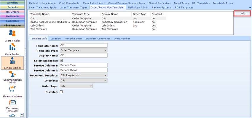 CPL Integration Configuration